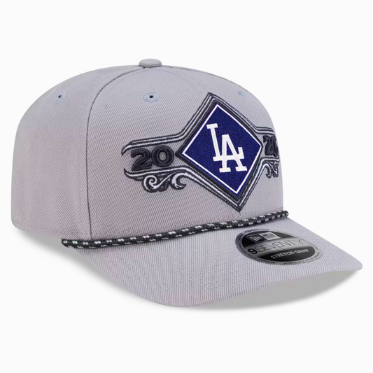 Los Angeles Dodgers New Era 2026 National League Division Series Champions Locker Room 9SEVENTY Adjustable Hat - Gray