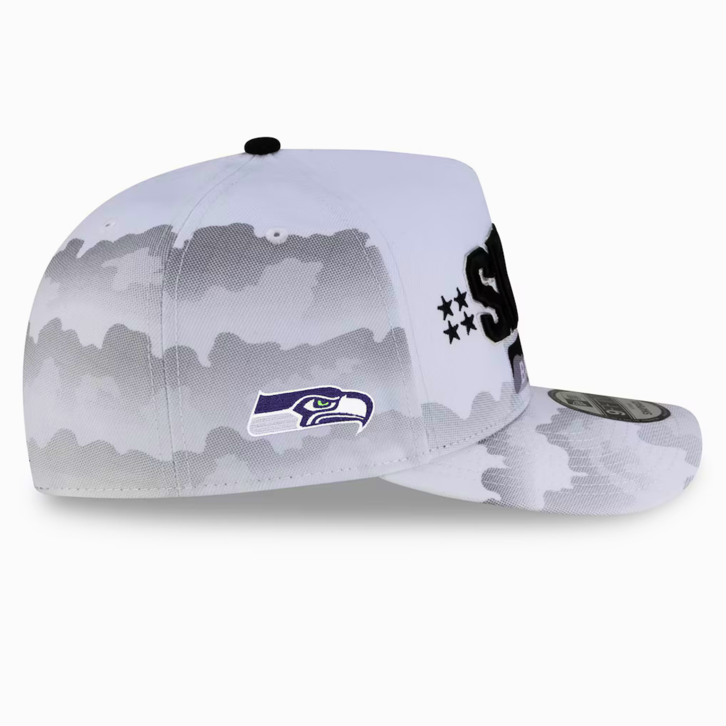 Men's Seattle Seahawks New Era White Super Bowl LX Tarmac 9FIFTY Snapback Hat