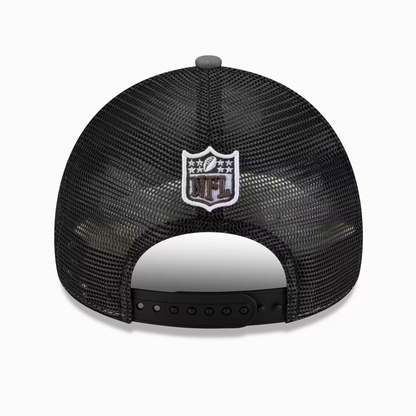 Men's New Era Charcoal Seattle Seahawks Super Bowl LX 9FORTY A-Frame Trucker Adjustable Hat