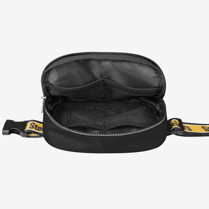 Pittsburgh Steelers Team Wordmark Crossbody Belt Bag