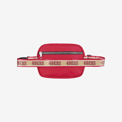 San Francisco 49ers Team Wordmark Crossbody Belt Bag