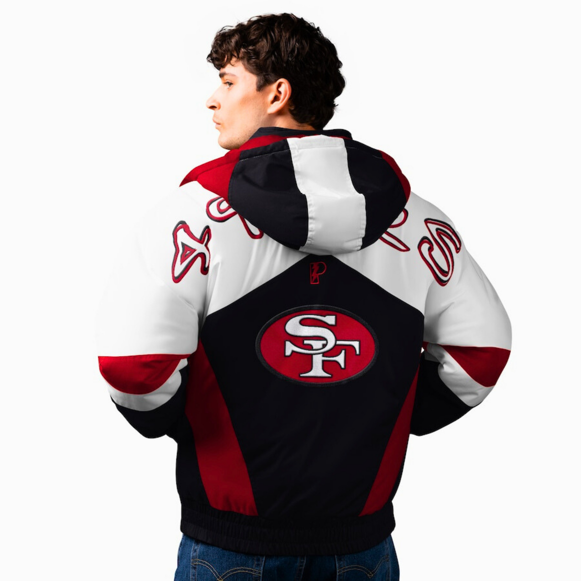 NFL サンフランシスコ49ers フード付きジャンパー east point NFL サンフランシスコ49ers フード付きジャンパー east point NFL