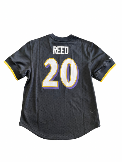 Baltimore Ravens Ed Reed NFL Mitchell & Ness Throwback BP Mesh Jersey