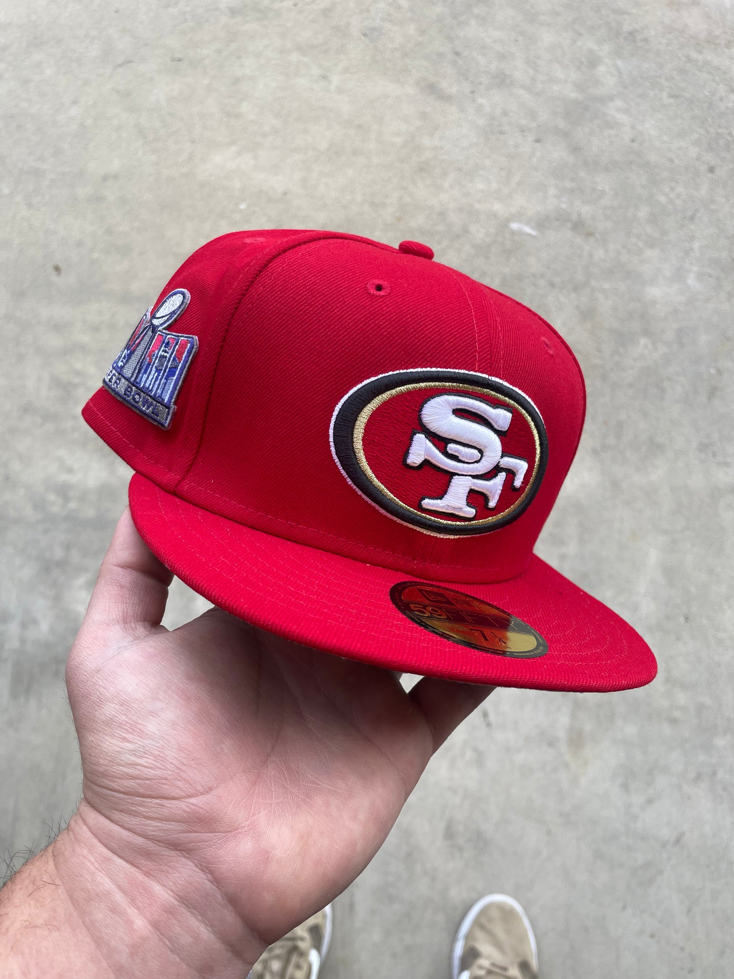 49ers 2023 Super Bowl LVIII Hat (Fitted)