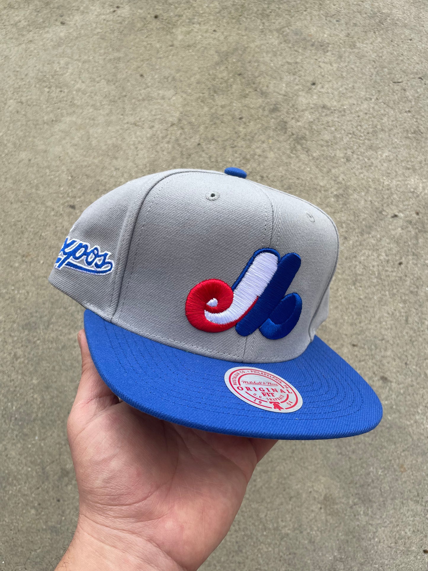 Montreal Expos (Grey) M&N Snapback