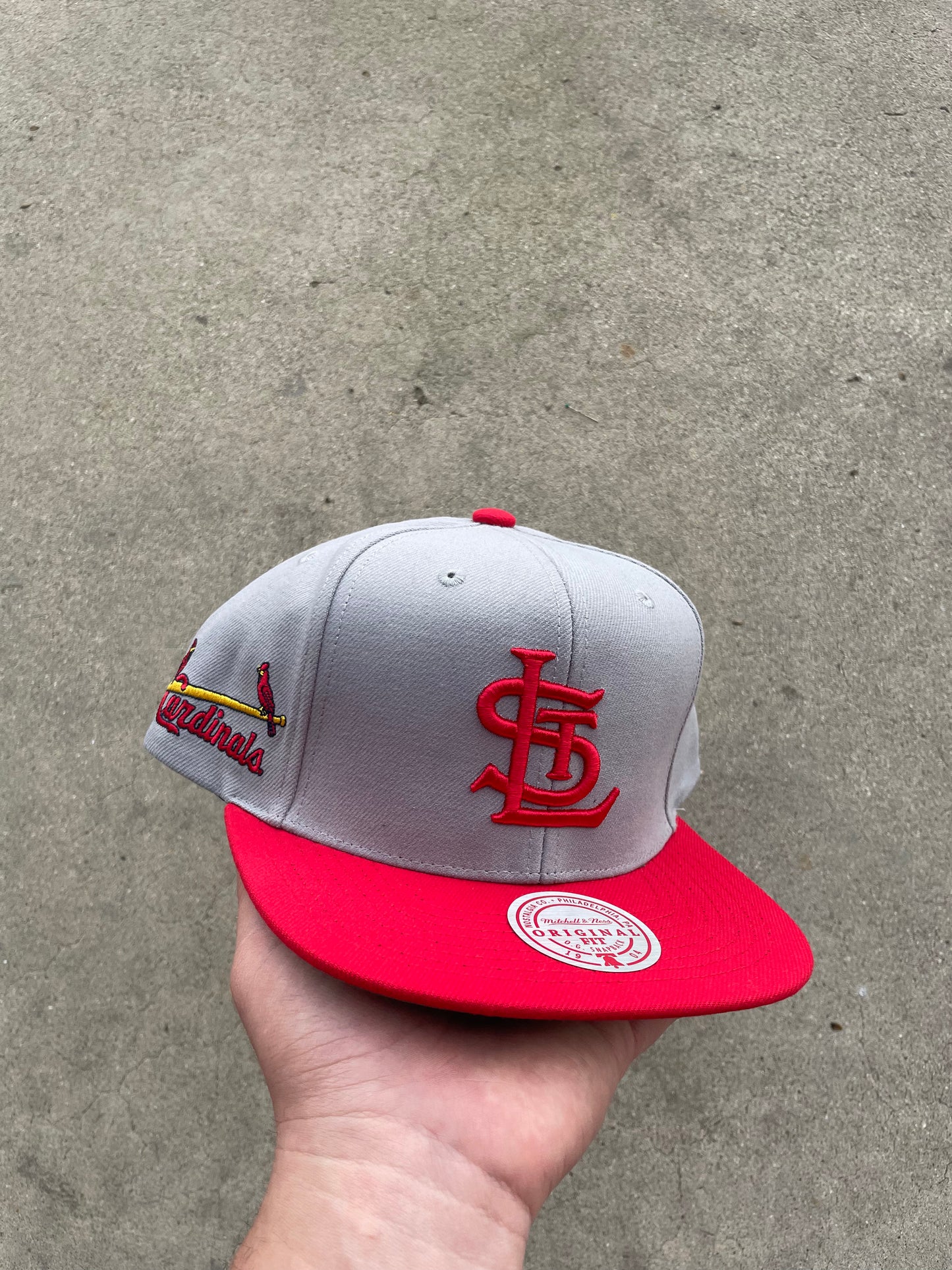 St. Louis Cardinals (Grey) M&N Snapback