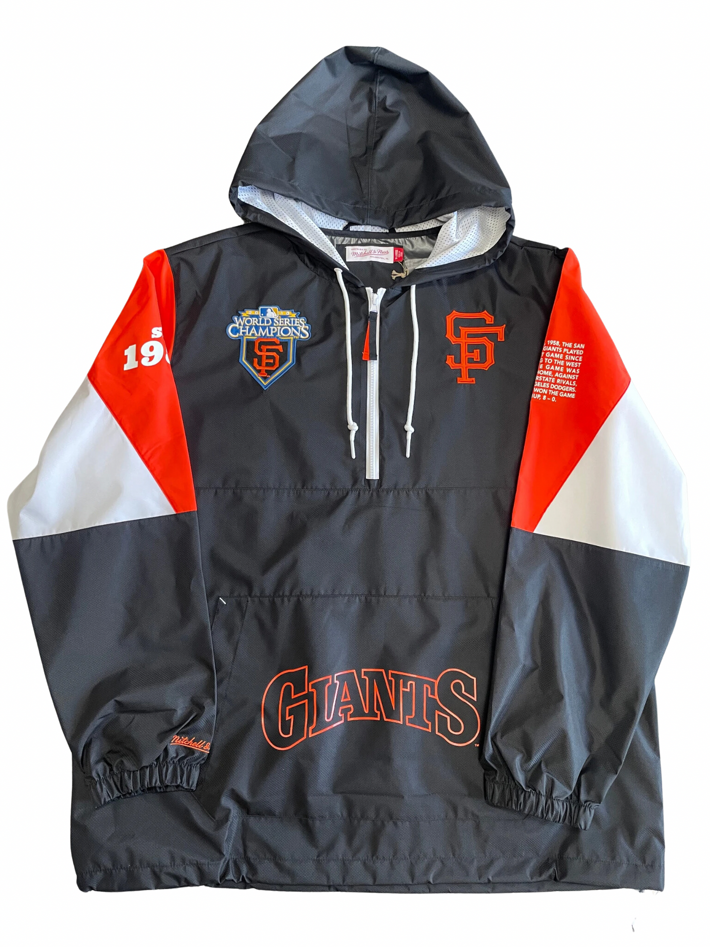 San Francisco Giants Mitchell & Ness Windbreaker – Capz