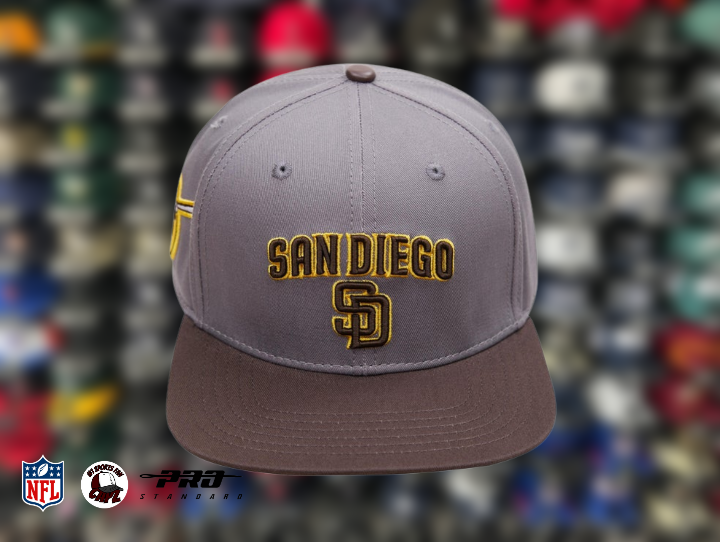 San Diego Padres New Era 9FIFTY Snapback Hat Cap Swinging Friar