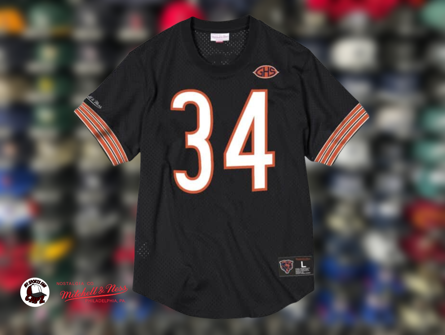 Chicago Bears Walter Payton NFL Mitchell Ness Throwback BP Mesh Jersey