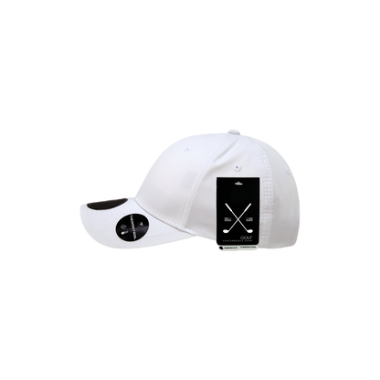 White H20 Resistant Adjustable Cap