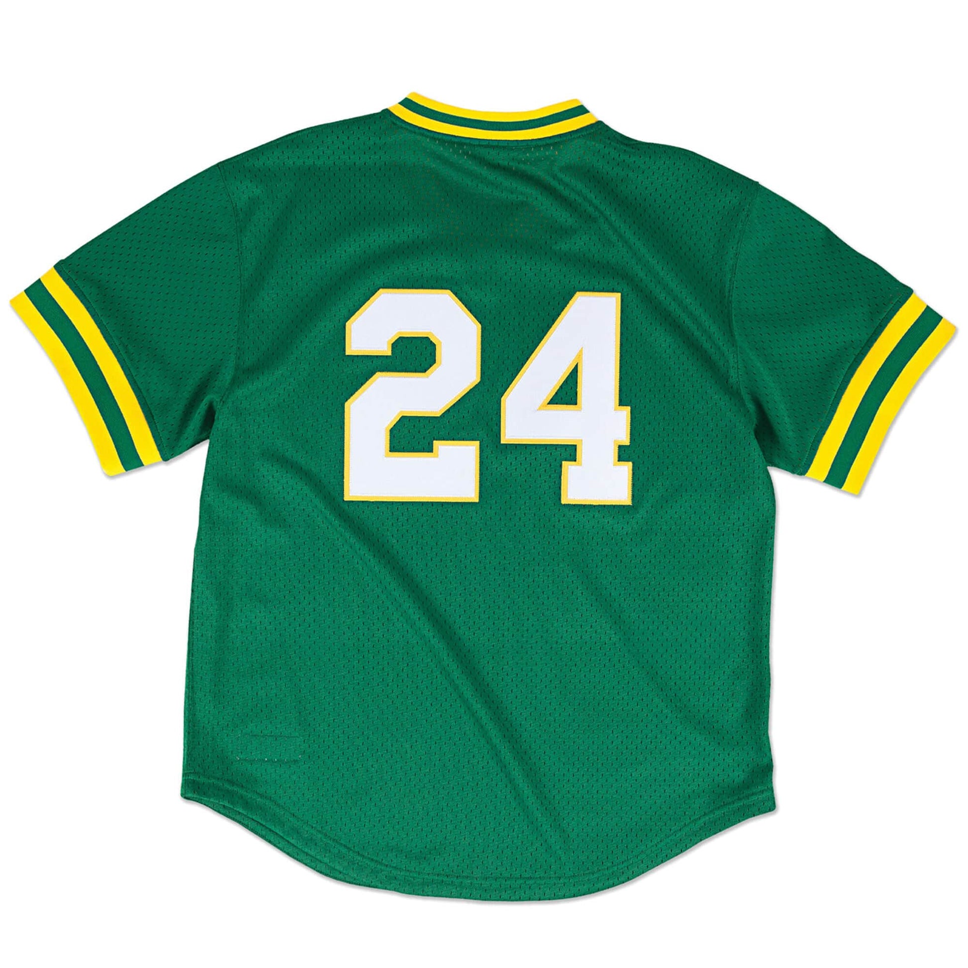 Rickey Henderson Oakland Athletics Mitchell Ness Jersey – #1
