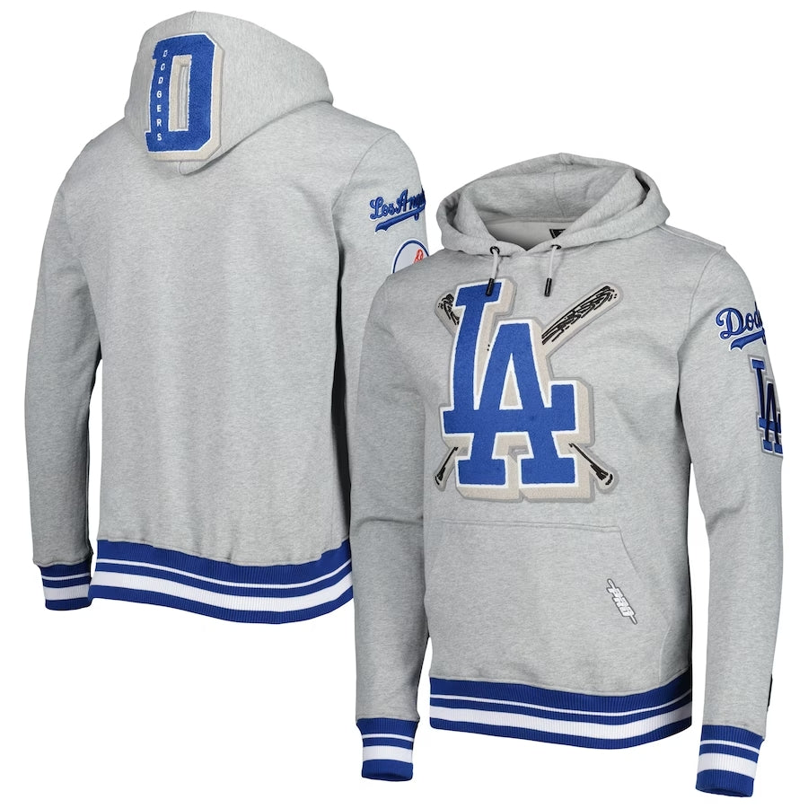 Dodgers Grey Pro Standard Pull over Hoodie